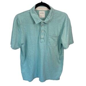 Billy‎ Reid Men’s Polo Shirt Blue Size Large